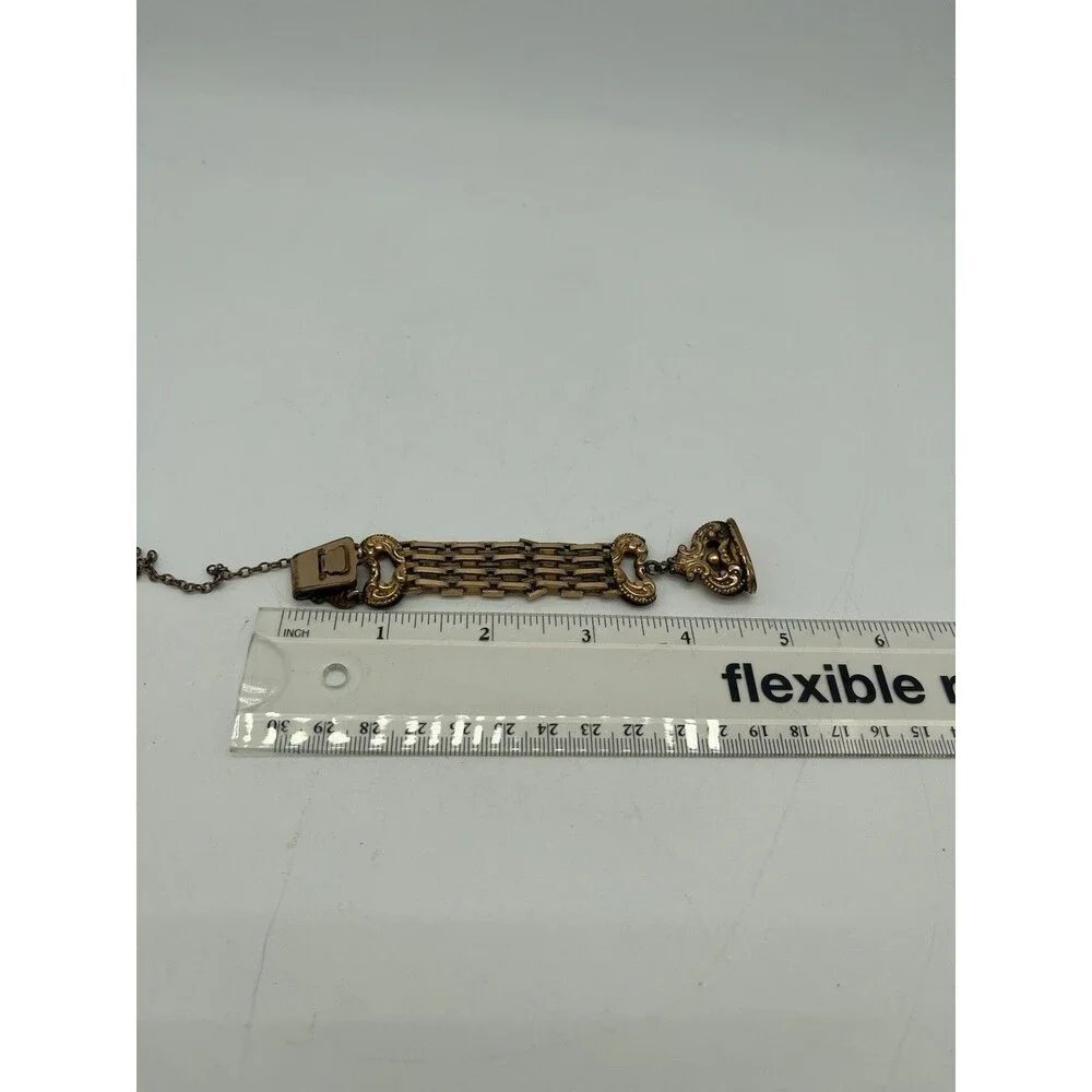 VINTAGE ANTIQUE WATCH CHAIN / FOB Gold Filled